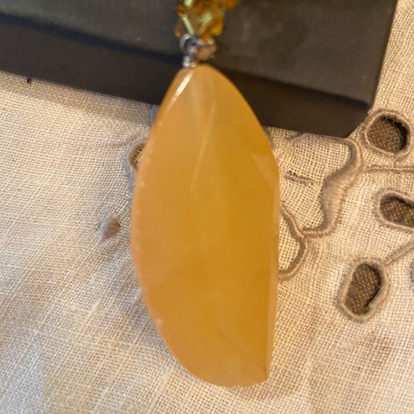 Silpada Turquoise, Jasper and Amber Necklace and earrings - Picture 3 of 6